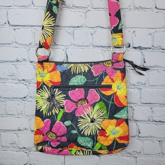 Vera Bradley Hipster Crossbody Jazzy Blooms - Picture 2 of 10